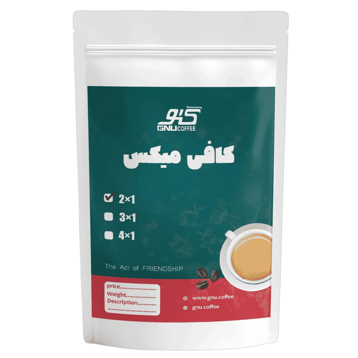 CoffeeMix-2in1 کافی میکس 2 در 1 بدون شکر - Image 1